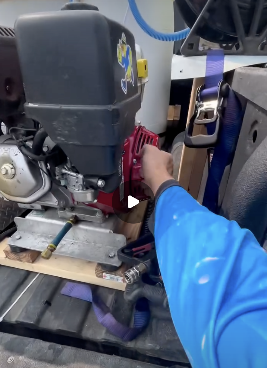 Our soft wash process in action — Clean N' Go Power Washing